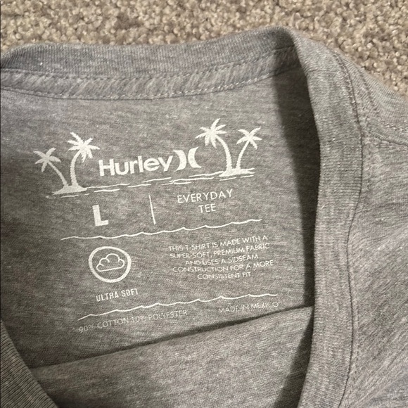 Hurley Mens Grey Long Sleeve Shirt - Picture 3 of 5